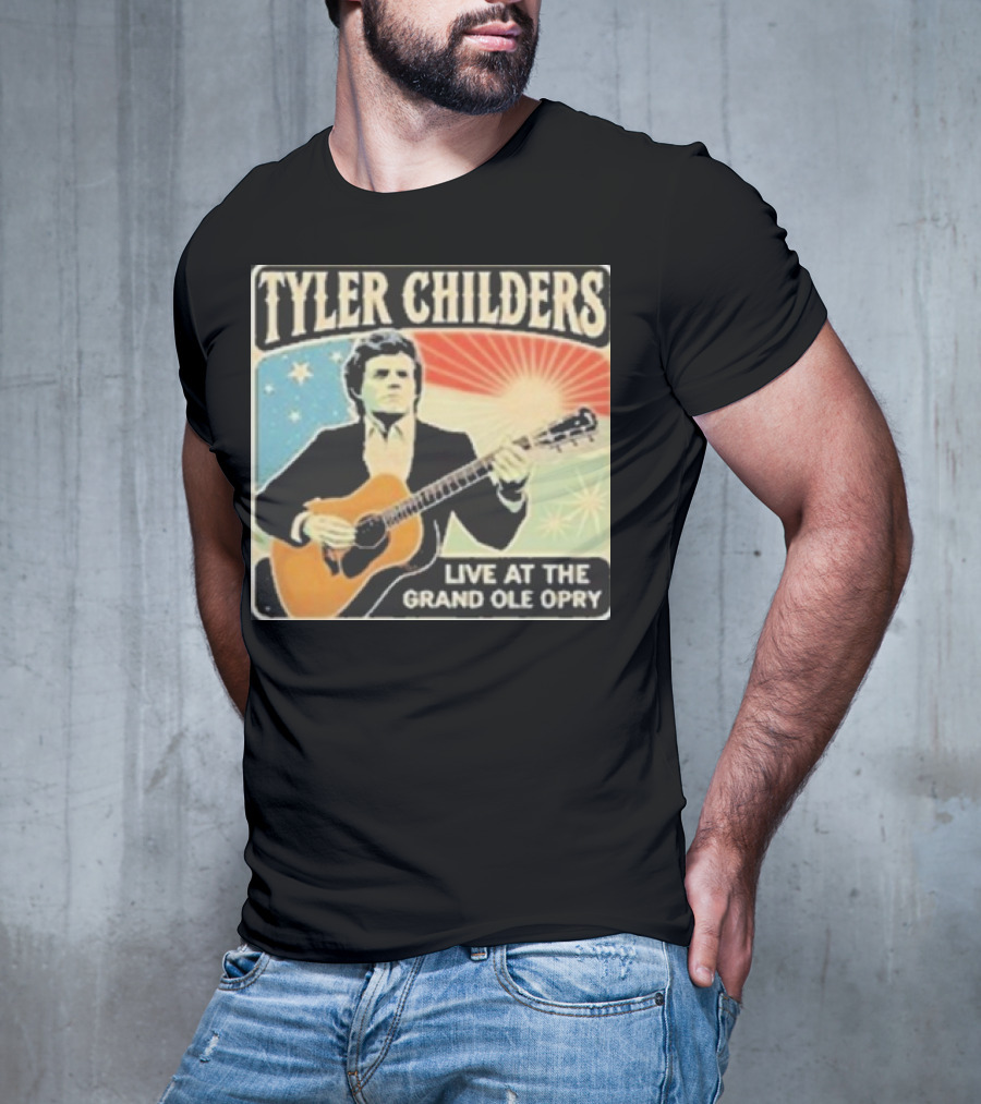 Tyler Childers Live Performance With Guitar At The Grand Ole Opry Iconic Event T-Shirt