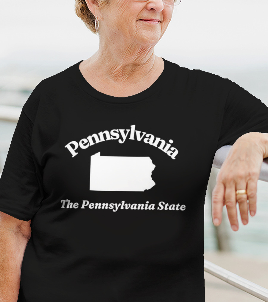 Pennsylvania The Pennsylvania State Map T-Shirt
