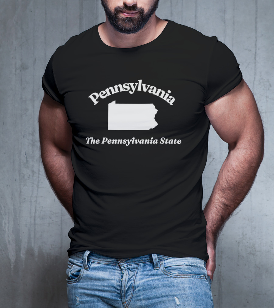 Pennsylvania The Pennsylvania State Map T-Shirt