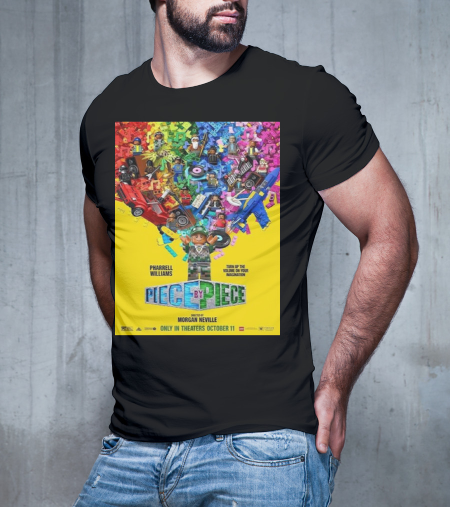PHARRELL WILLIAMS PIECE BY PIECE TURN UP THE VOLUME OF YOUR IMAGINATION RELEASING IN THEATERS OCTOBER 11 T-Shirt