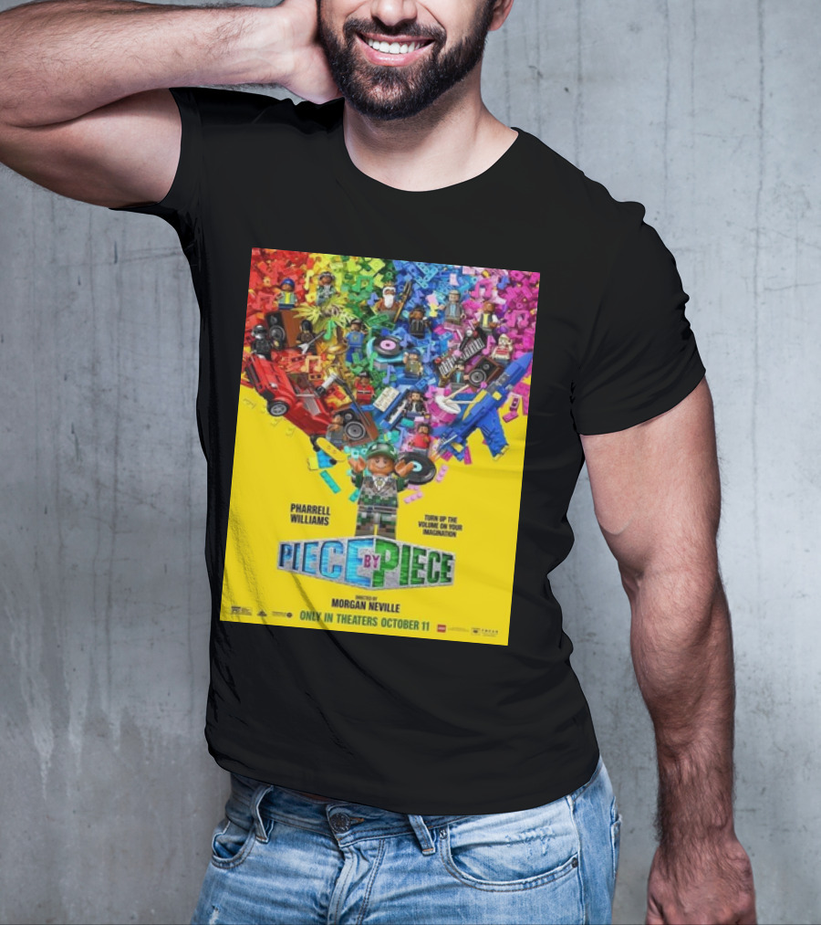 PHARRELL WILLIAMS PIECE BY PIECE TURN UP THE VOLUME OF YOUR IMAGINATION RELEASING IN THEATERS OCTOBER 11 T-Shirt