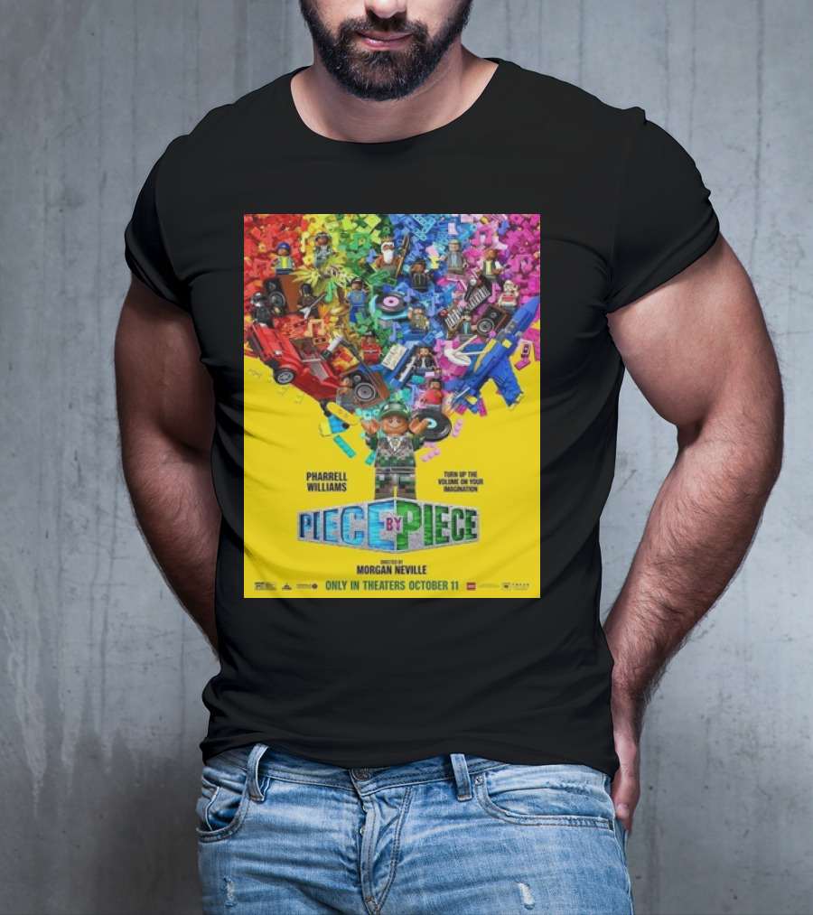 PHARRELL WILLIAMS PIECE BY PIECE TURN UP THE VOLUME OF YOUR IMAGINATION RELEASING IN THEATERS OCTOBER 11 T-Shirt