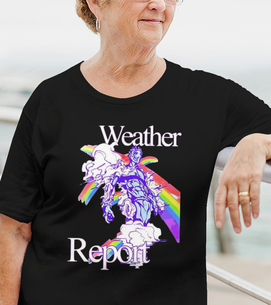 Weather Report JoJo's Bizarre Adventure Rainbow Character T-Shirt
