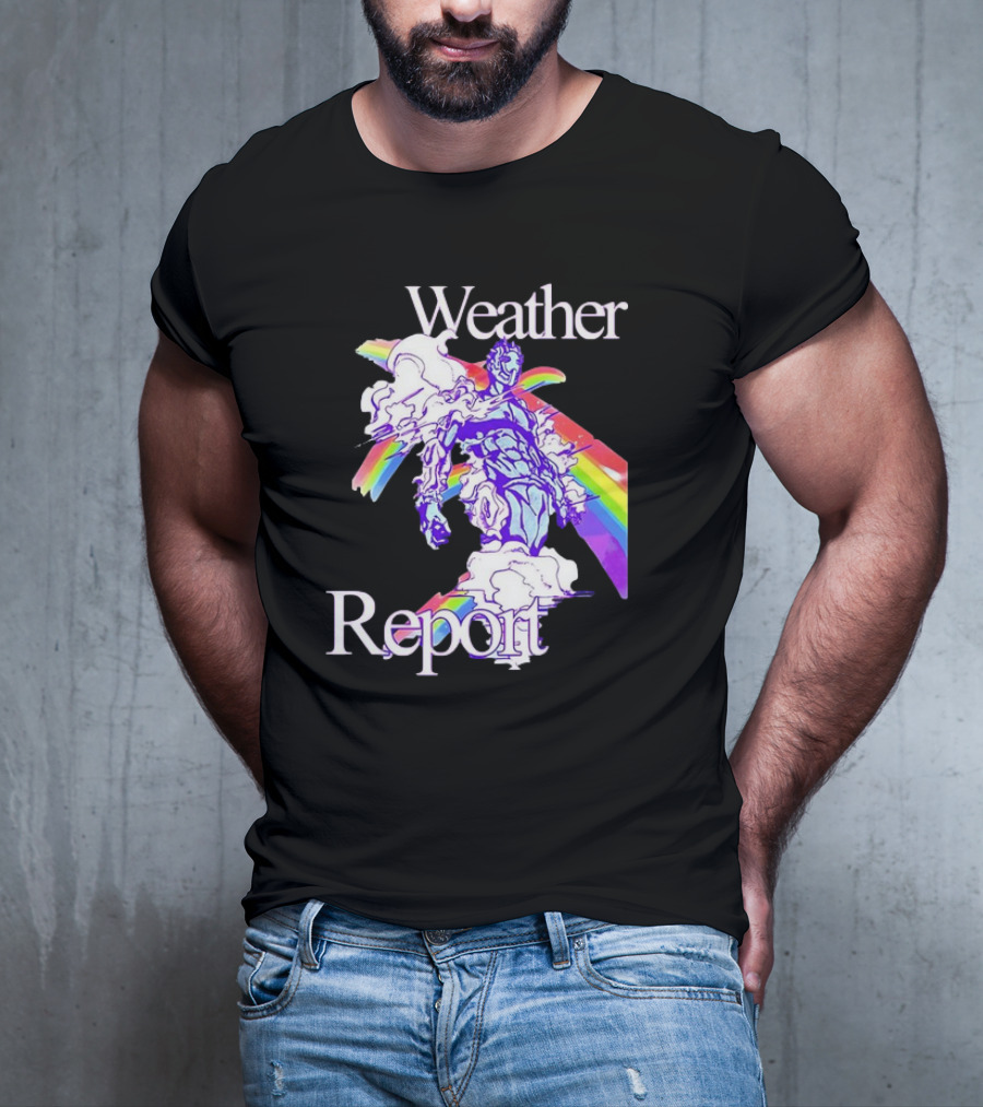 Weather Report JoJo's Bizarre Adventure Rainbow Character T-Shirt