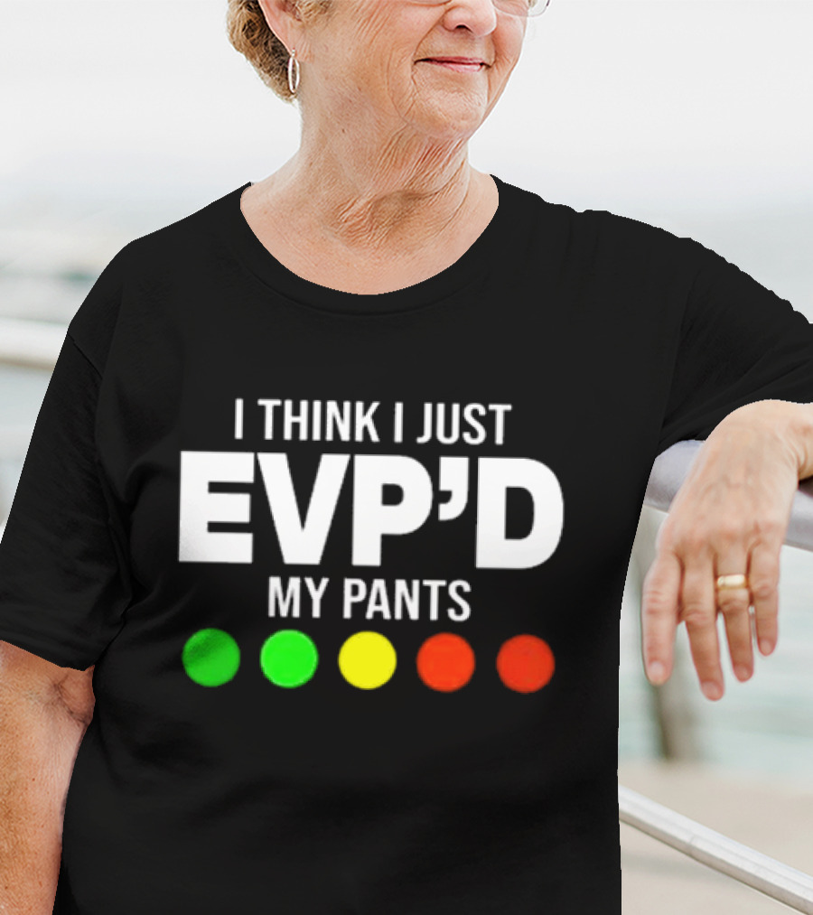 Greg Newkirk I Think I Just EVP’d My Pants Ghost Hunting Humor Paranormal Lights T-Shirt