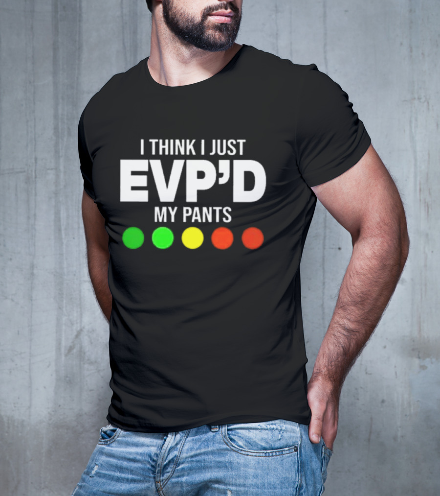 Greg Newkirk I Think I Just EVP’d My Pants Ghost Hunting Humor Paranormal Lights T-Shirt