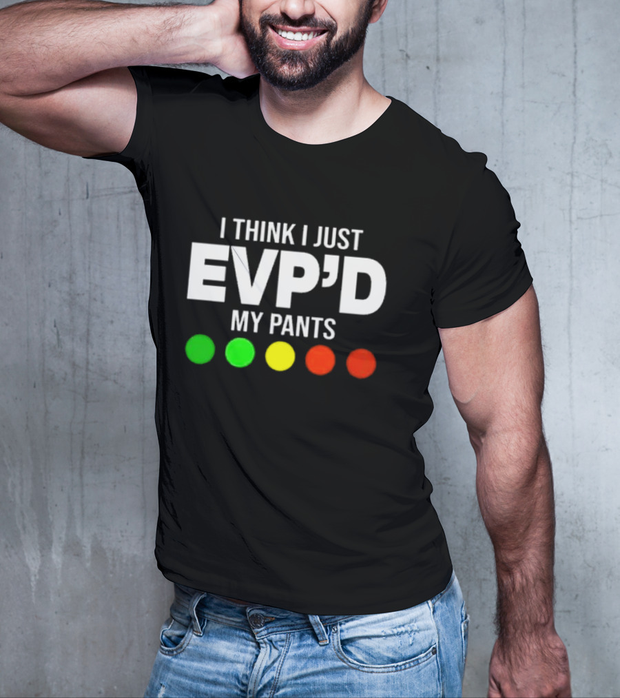 Greg Newkirk I Think I Just EVP’d My Pants Ghost Hunting Humor Paranormal Lights T-Shirt