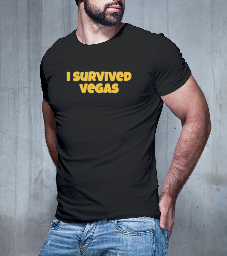 I Survived Vegas LSU Tigers T-Shirt