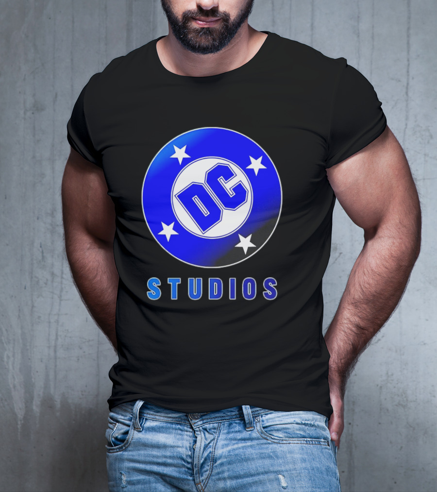 James Gunn DC Studios Logo With Stars T-Shirt