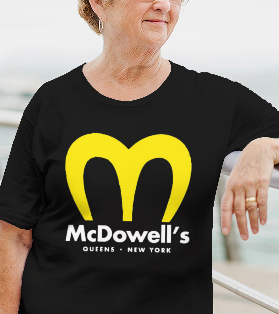 McDowell’s Queens New York Logo Yellow Arch T-Shirt