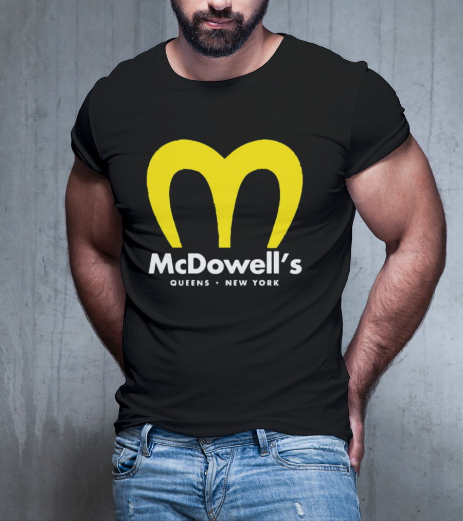 McDowell’s Queens New York Logo Yellow Arch T-Shirt