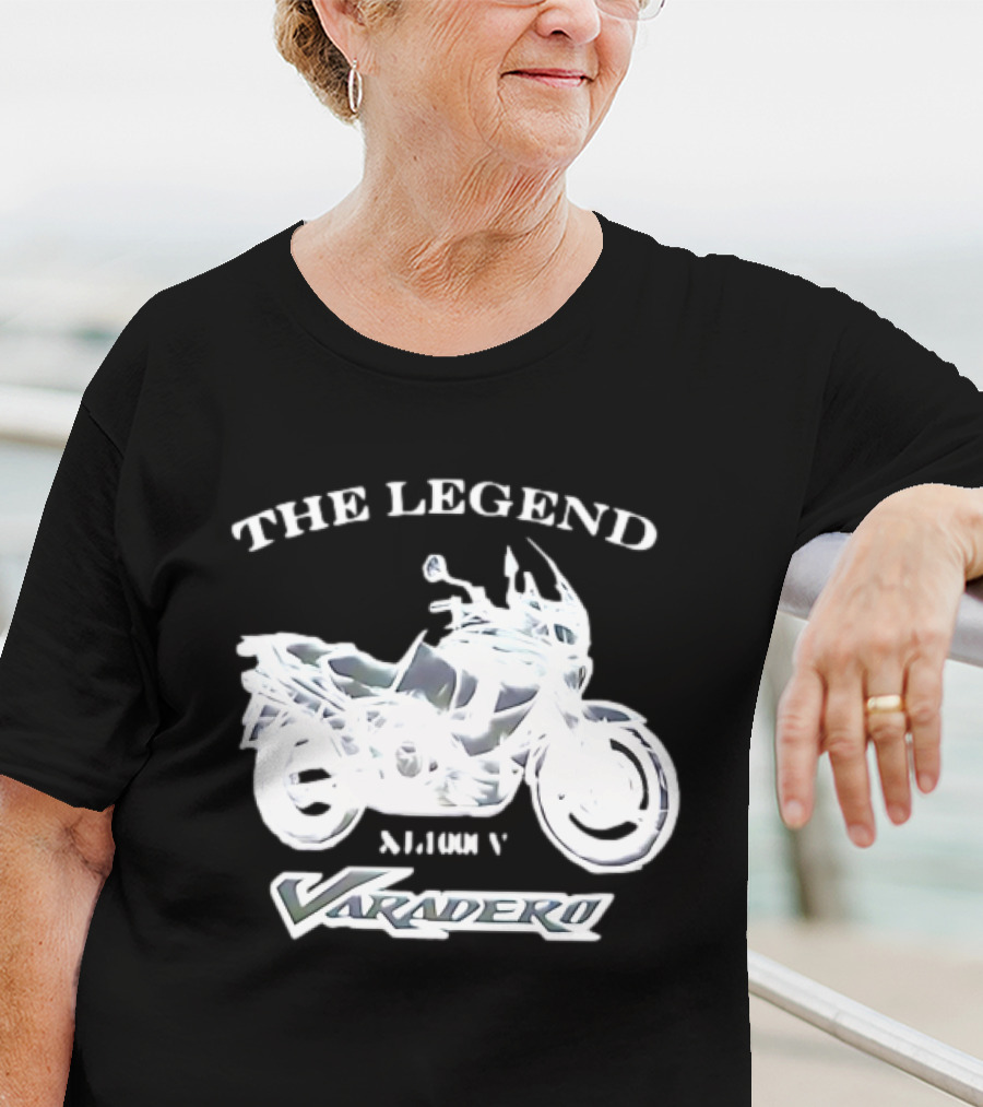 The Legend Varadero XL1000V Motorcycle Icon Text Highlight T-Shirt