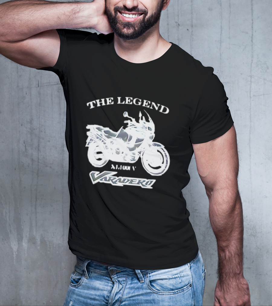 The Legend Varadero XL1000V Motorcycle Icon Text Highlight T-Shirt