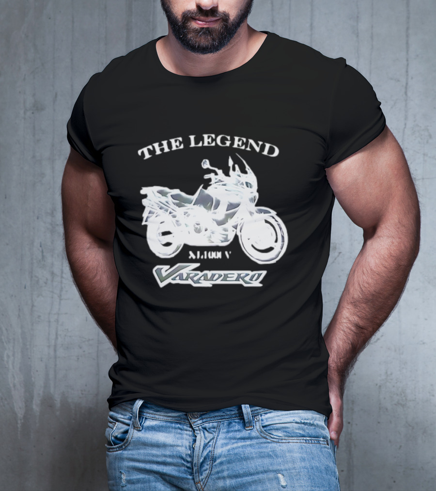The Legend Varadero XL1000V Motorcycle Icon Text Highlight T-Shirt