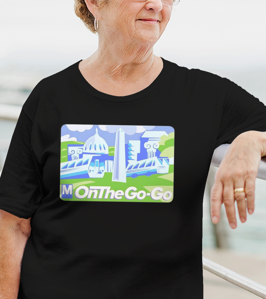 DC Metro On The Go-Go Washington D.C. Landmarks T-Shirt