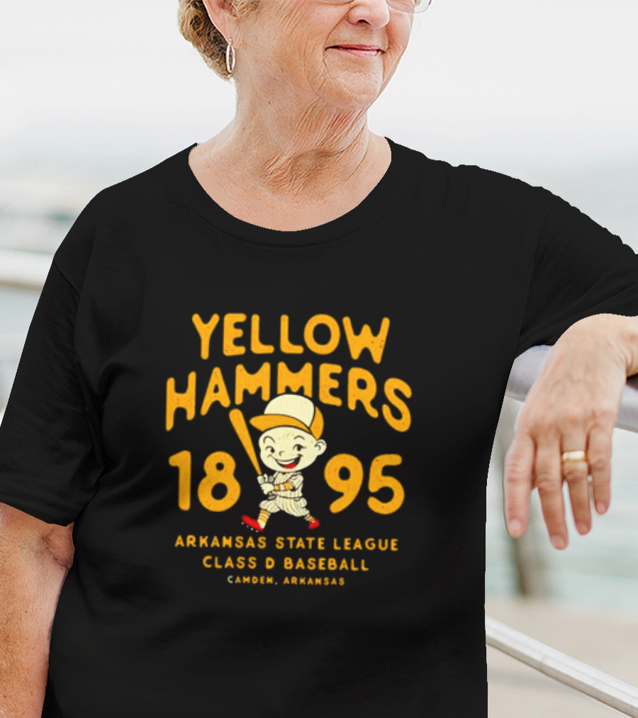Yellow Hammers 1895 Arkansas State League Class D Baseball Camden Arkansas T-Shirt