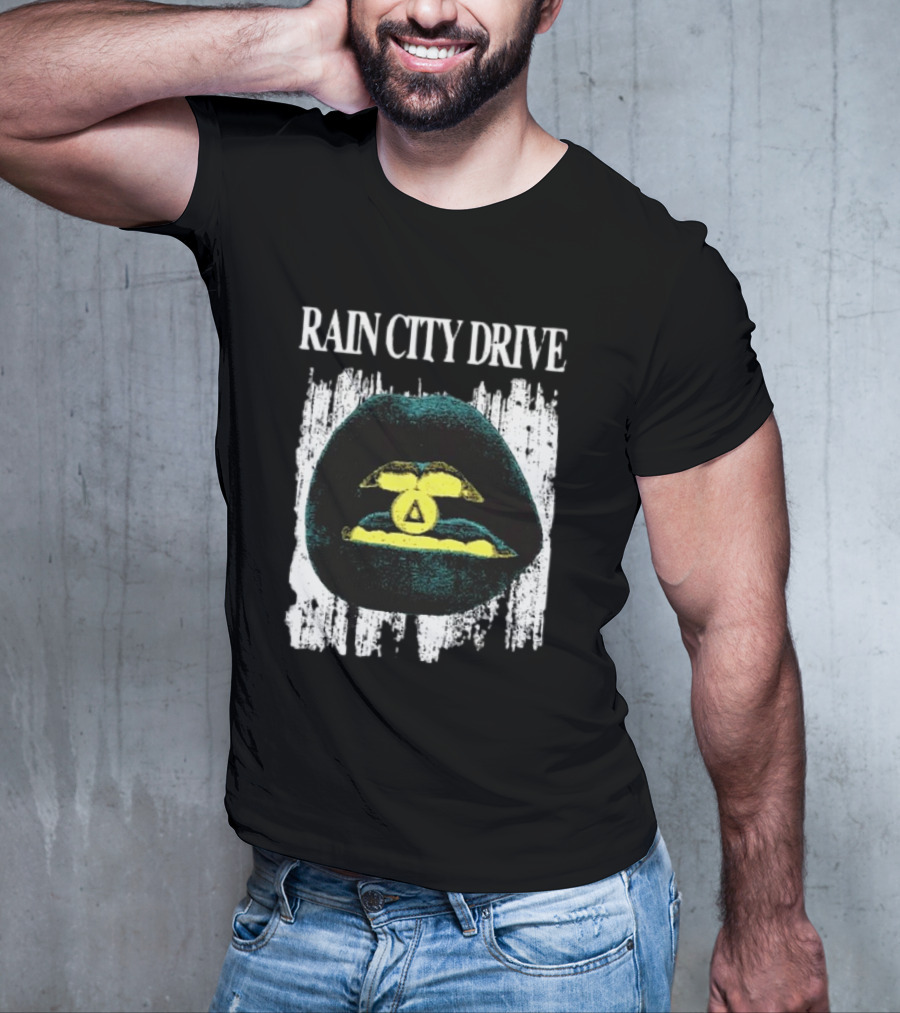 Rain City Drive Lips Neon Symbol T-Shirt