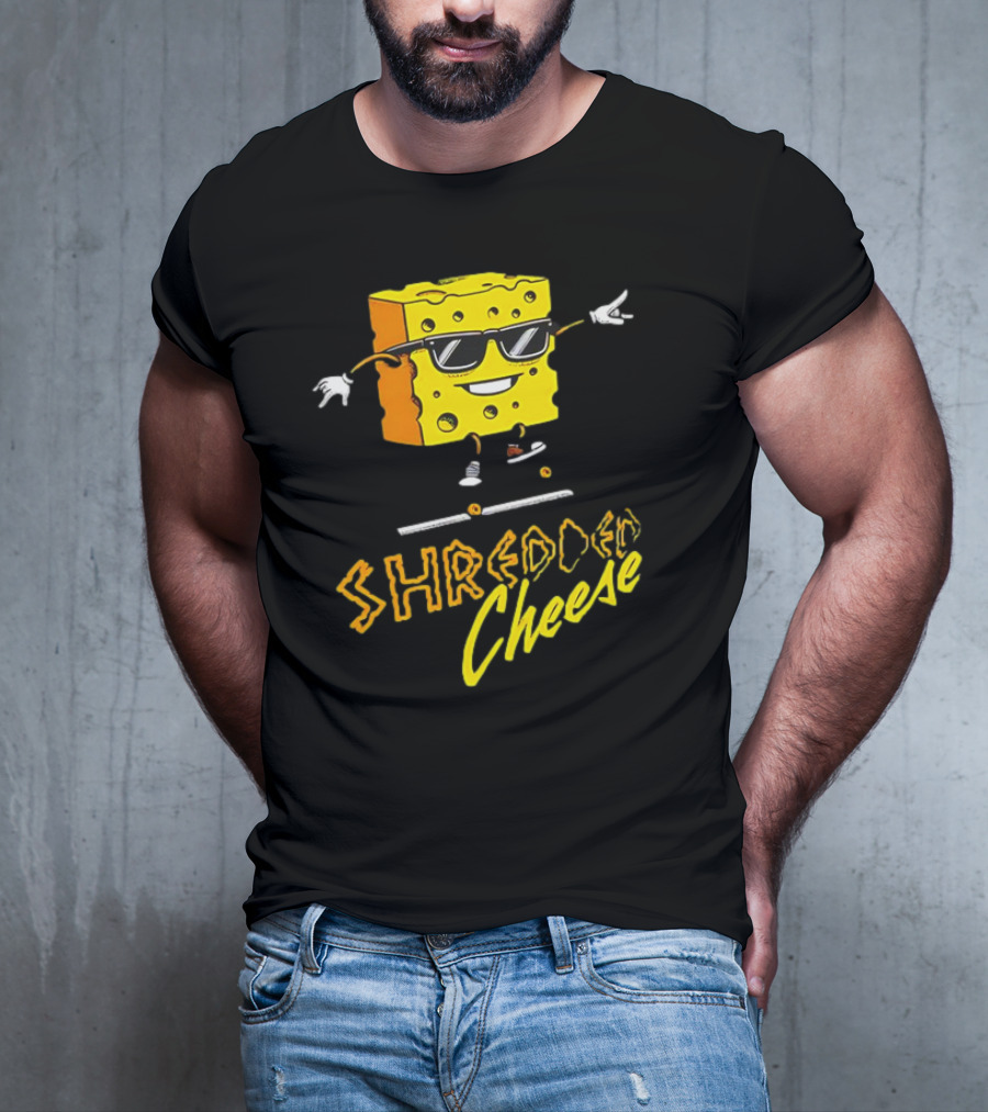 Shredded Cheese Skating Sunglasses Skateboard 2.0 T-Shirt