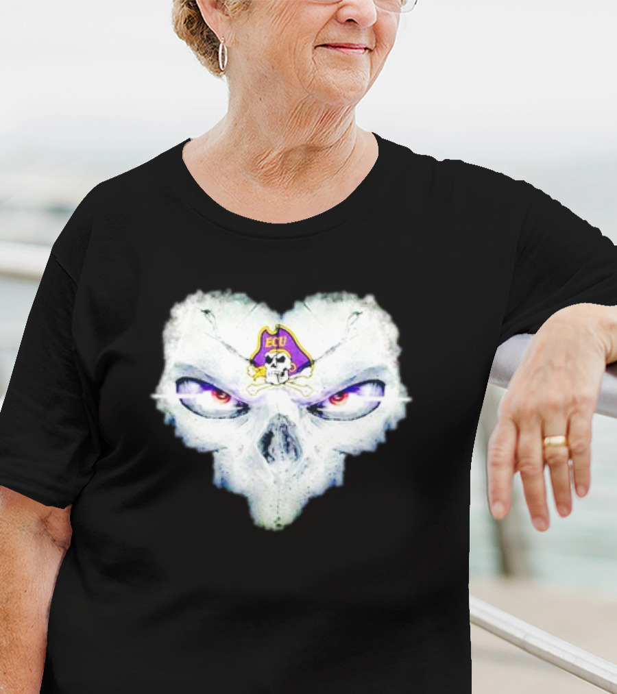 East Carolina Pirates ECU Skull Fantasy T-Shirt