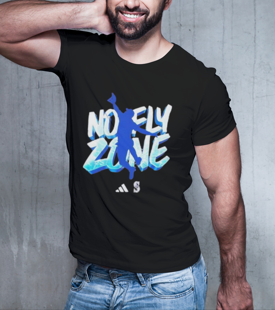 No Fly Zone Julio Rodriguez Mariners Baseball T-Shirt