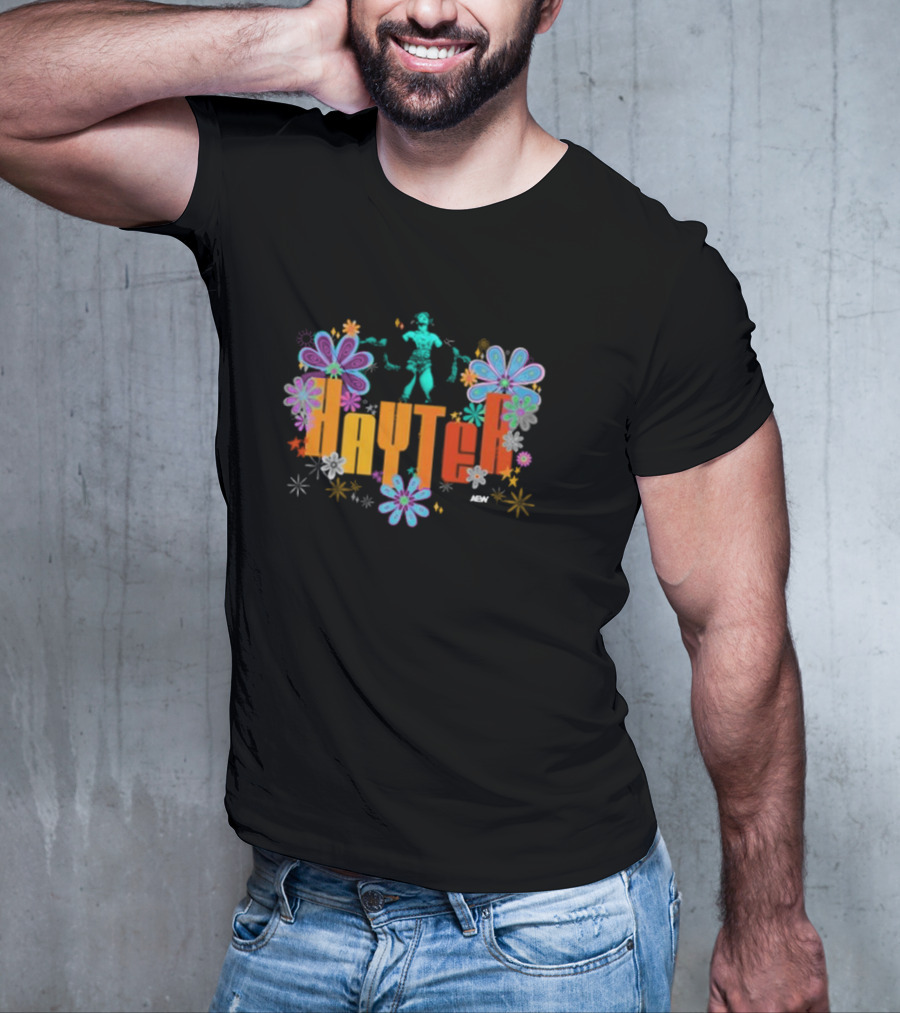 AEW Jamie Hayter Flower Power Retro Champion T-Shirt