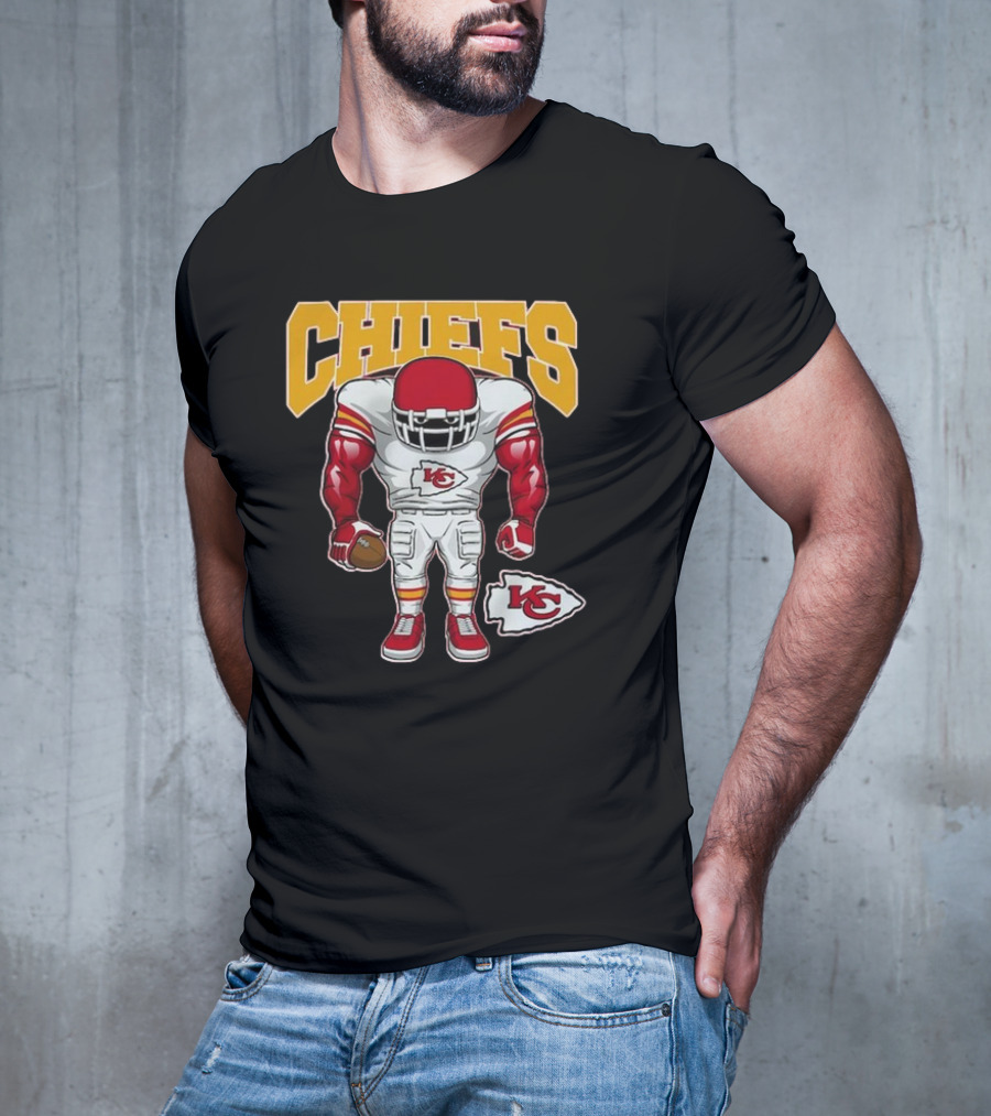 Kansas City Chiefs Brute Squad Football Player T-Shirt