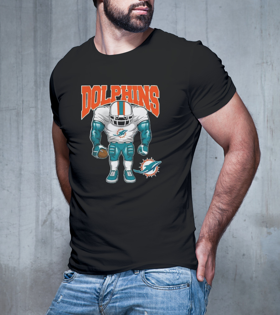 Miami Dolphins Brute Squad NFL Football Player T-Shirt