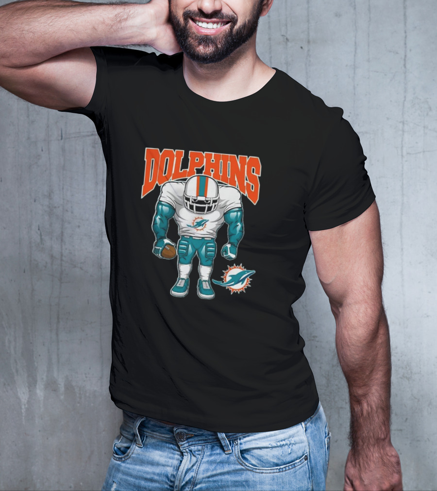 Miami Dolphins Brute Squad NFL Football Player T-Shirt