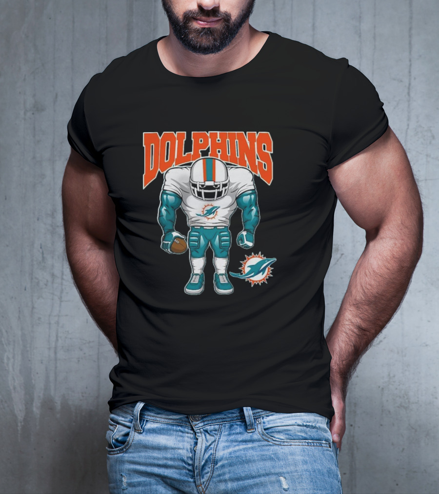 Miami Dolphins Brute Squad NFL Football Player T-Shirt