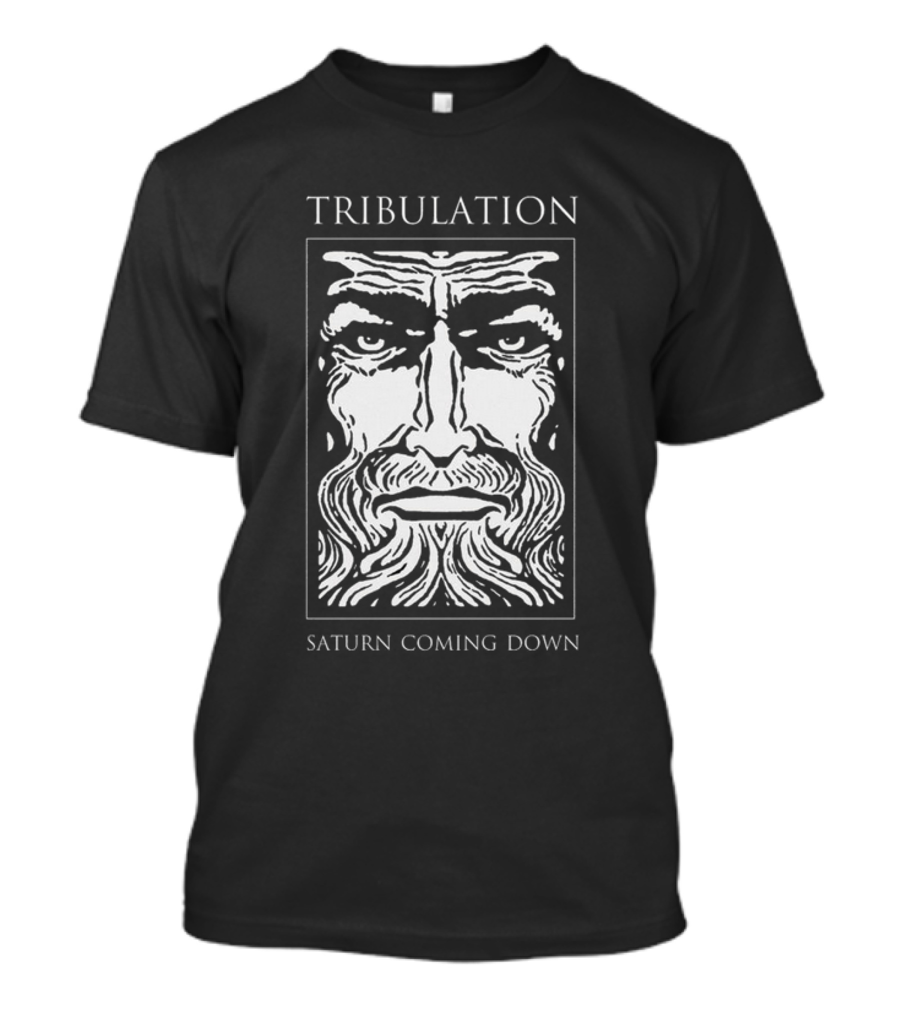Tribulation Saturn Coming Down Mystical Face T-Shirt