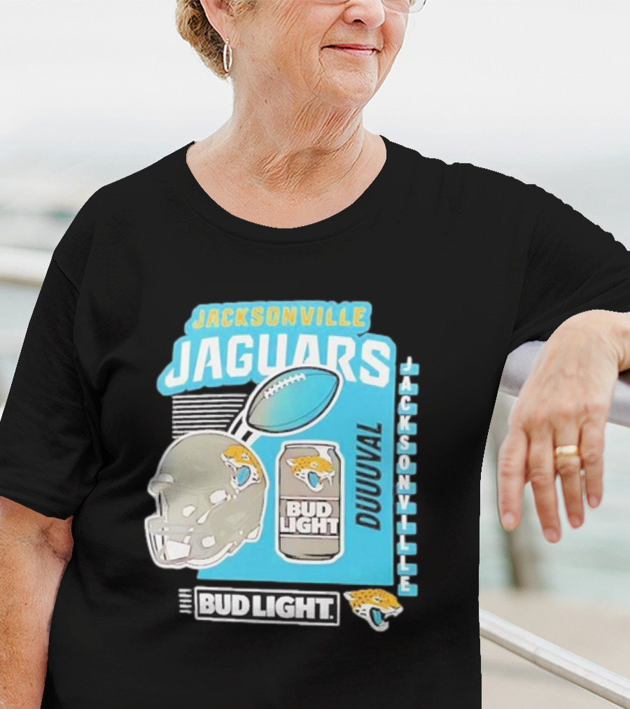 Jacksonville Jaguars Bud Light Football Duuuval Jacksonville T-Shirt