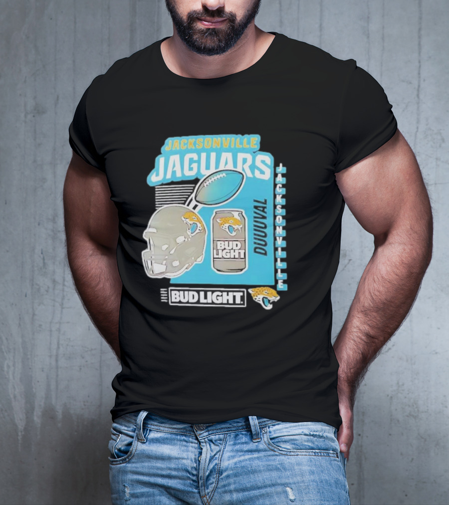 Jacksonville Jaguars Bud Light Football Duuuval Jacksonville T-Shirt