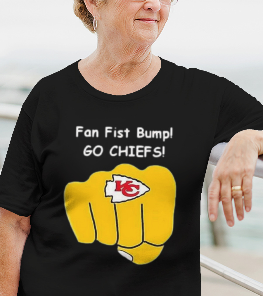Fan Fist Bump Go Chiefs KC T-Shirt