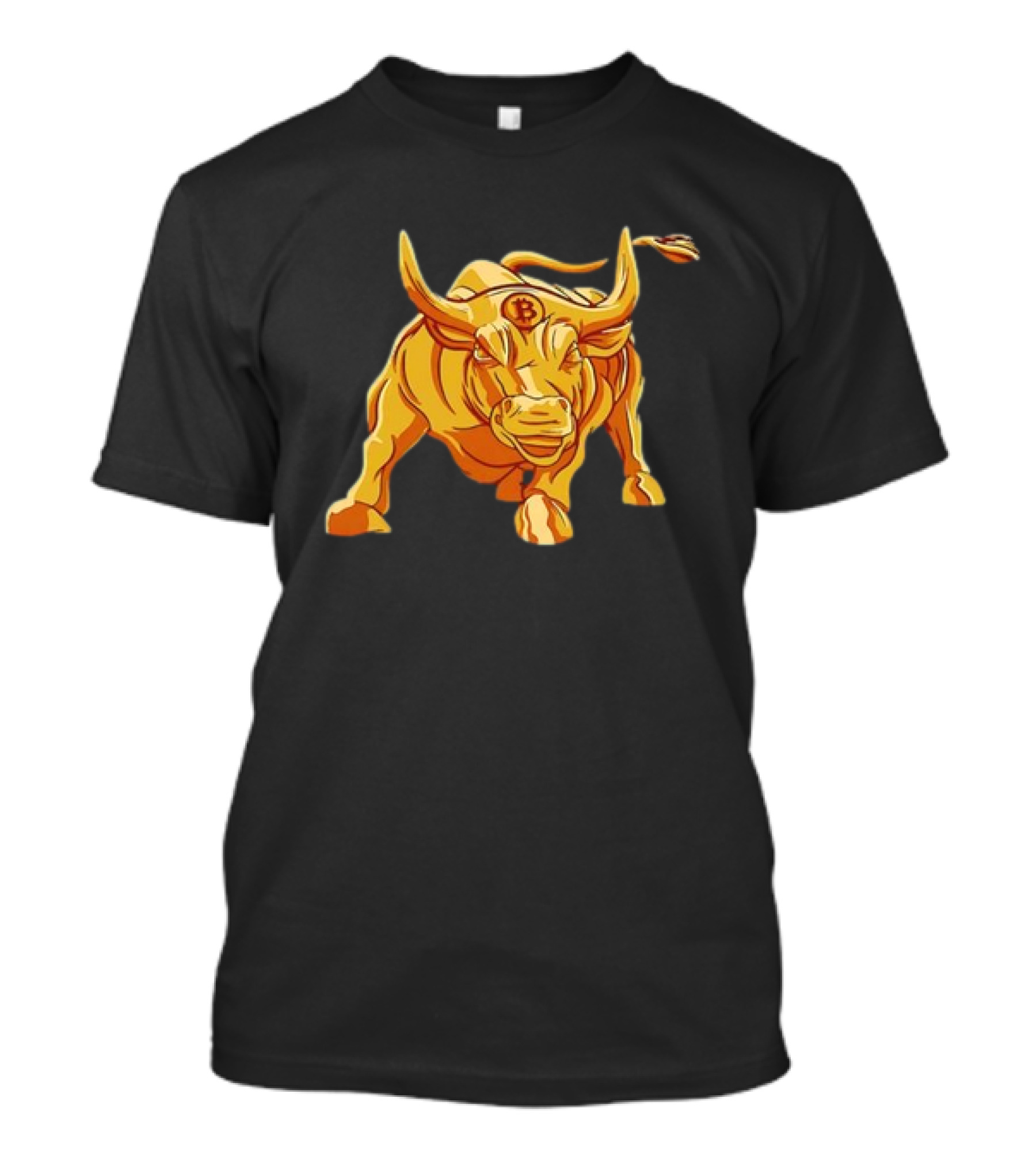 Bitcoin Crypto Bull Golden Btc T-Shirt