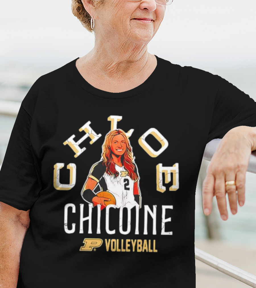 Chloe Chicoine Purdue Volleyball Boilermakers Player T-Shirt