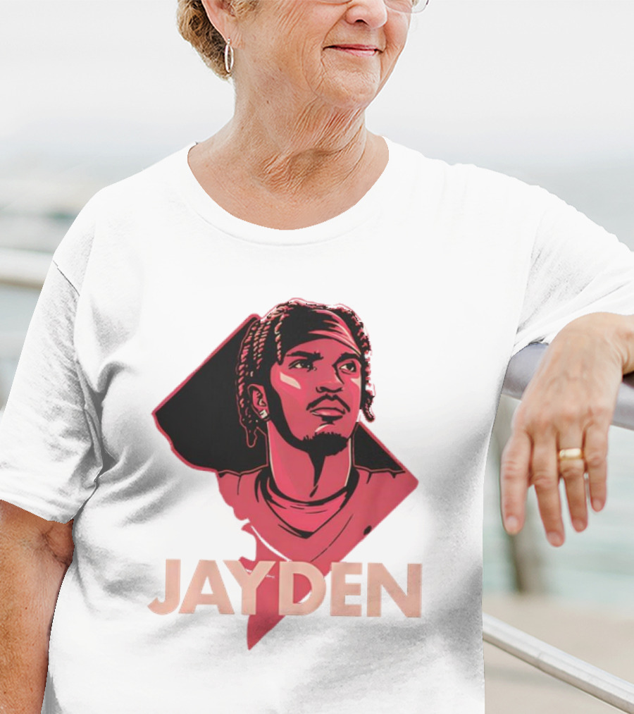 Jayden Daniels Washington Commanders Patriot T-Shirt