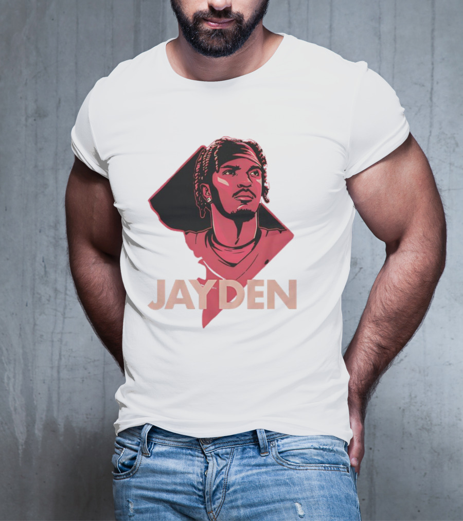 Jayden Daniels Washington Commanders Patriot T-Shirt