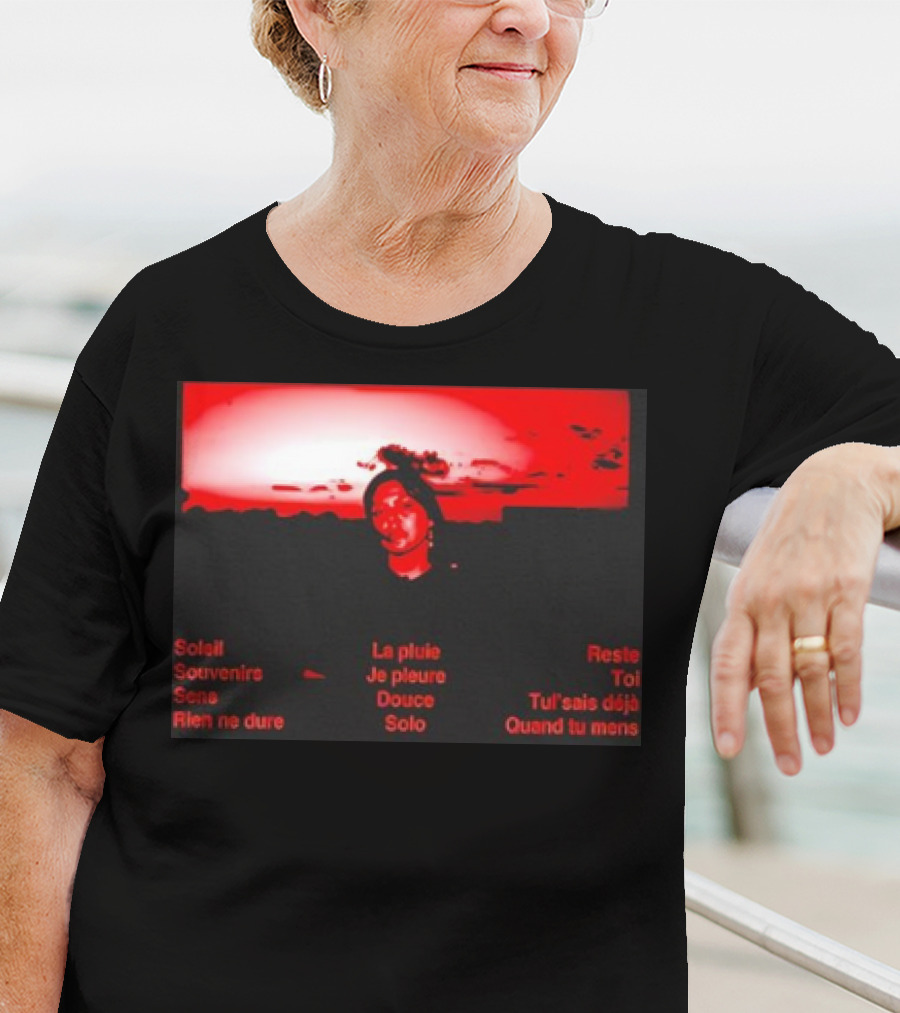 Manches Longues Solo Retro Soleil Souvenire Rien Ne Dure La Pluie Je Pleure Quand Tu Mens T-Shirt