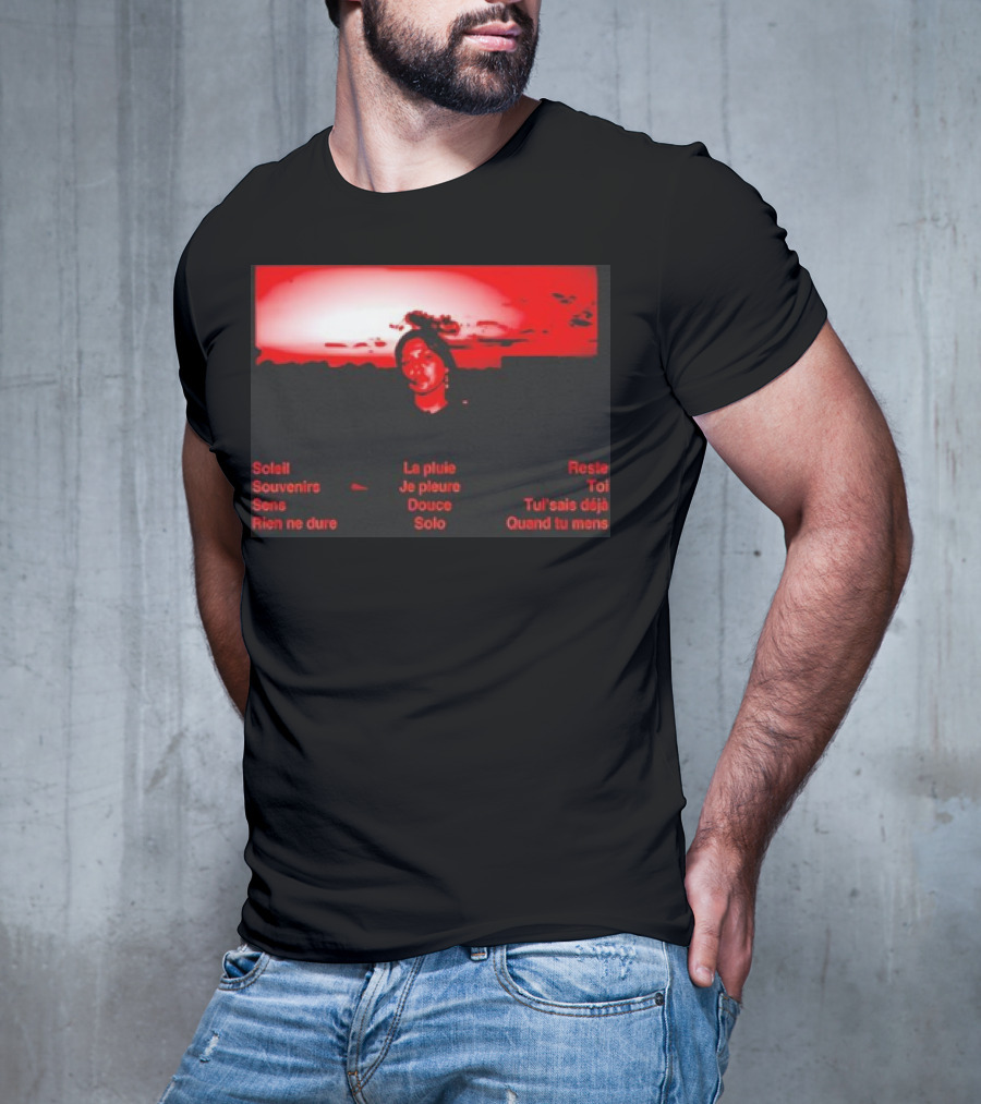 Manches Longues Solo Retro Soleil Souvenire Rien Ne Dure La Pluie Je Pleure Quand Tu Mens T-Shirt