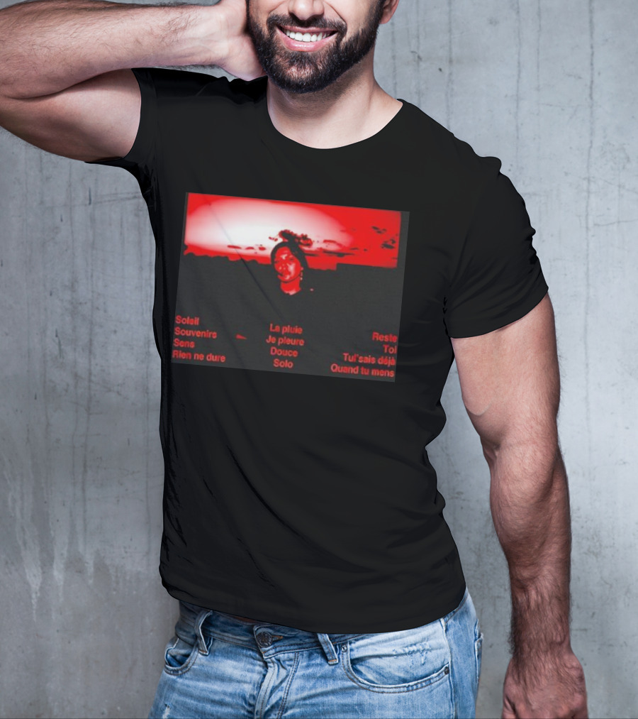 Manches Longues Solo Retro Soleil Souvenire Rien Ne Dure La Pluie Je Pleure Quand Tu Mens T-Shirt