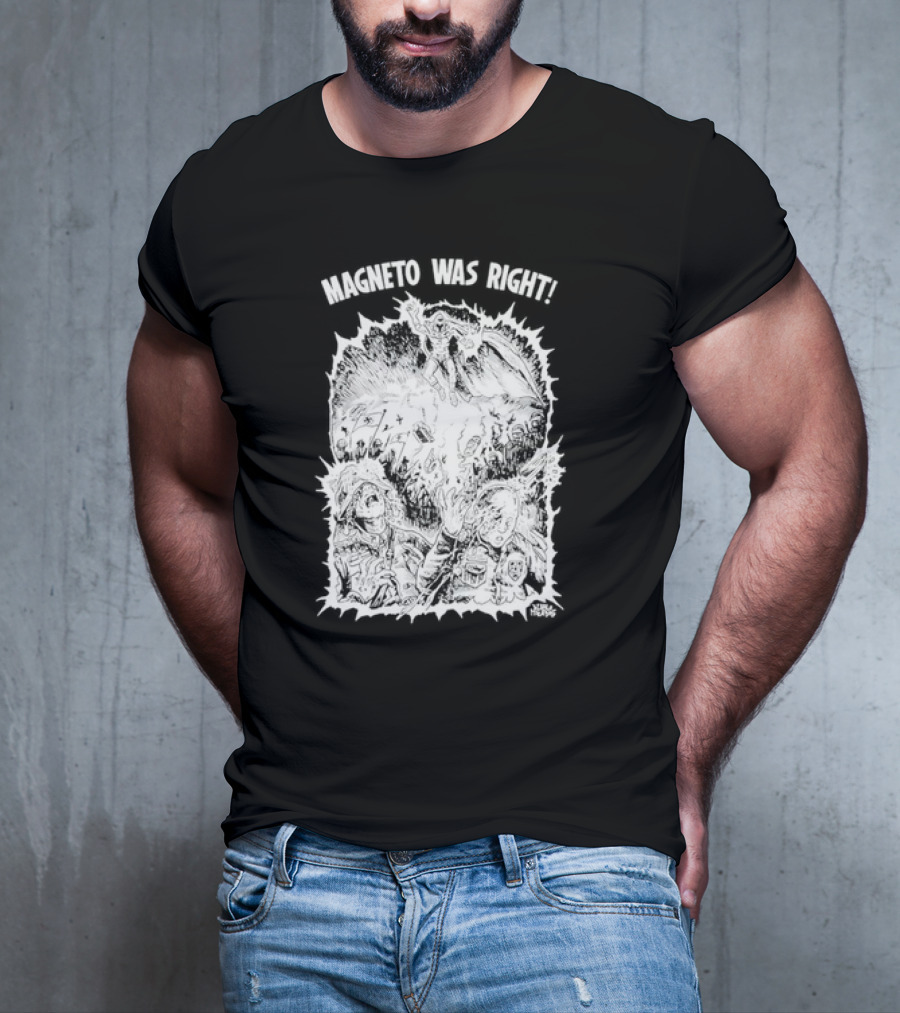Magneto Was Right Punk Anime T-Shirt