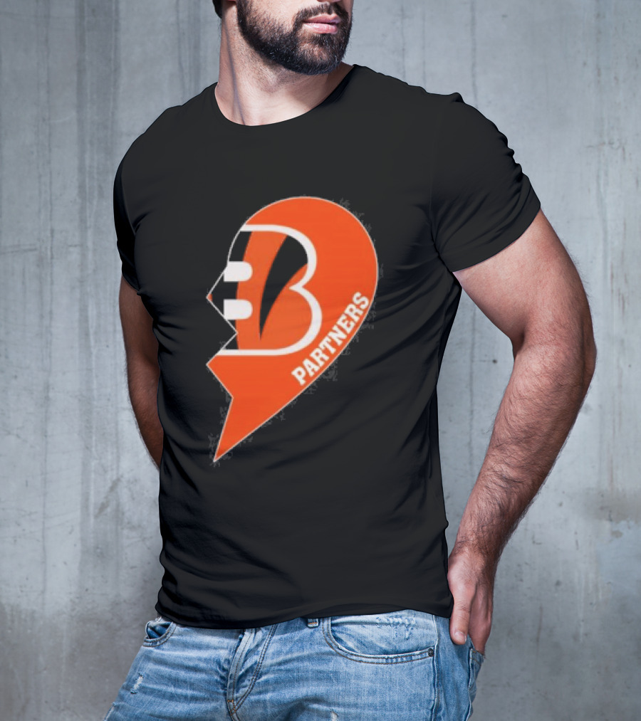 Cincinnati Bengals Partners Heart B T-Shirt