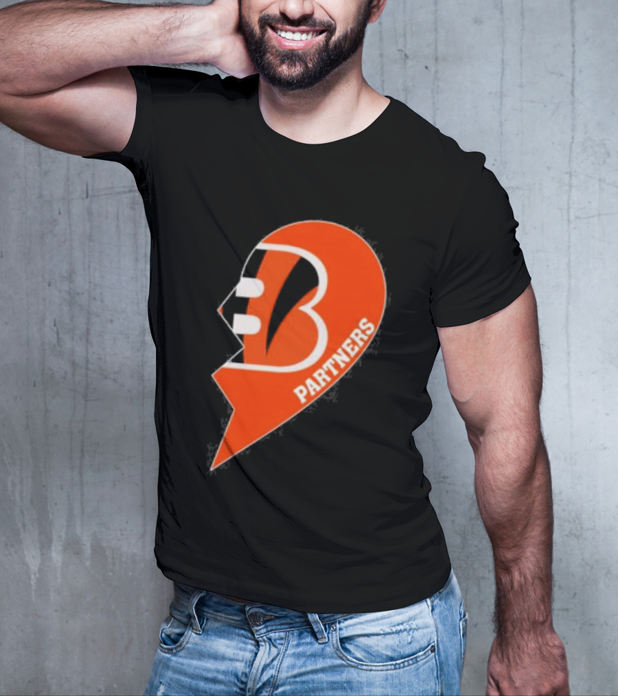 Cincinnati Bengals Partners Heart B T-Shirt