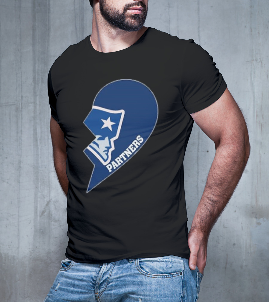 Patriots Partners Broken Heart Half T-Shirt