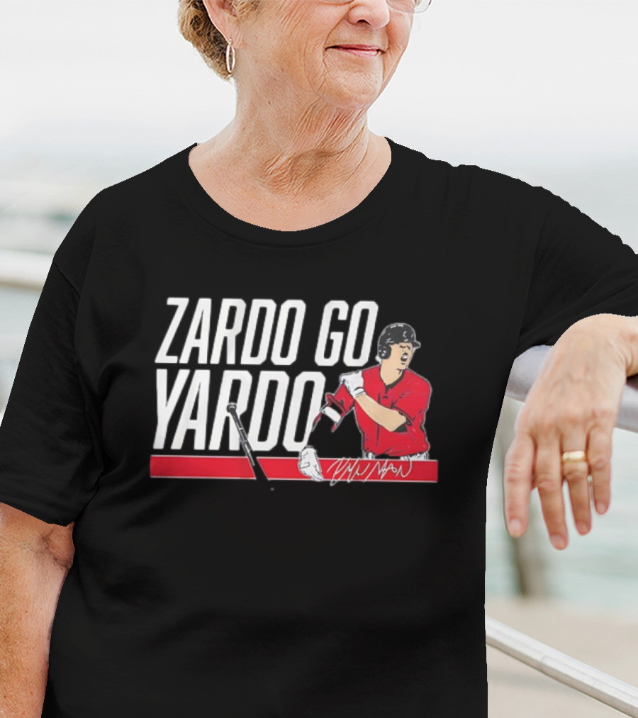 Kyle Manzardo Zardo Go Yardo Baseball Cleveland Guardians T-Shirt