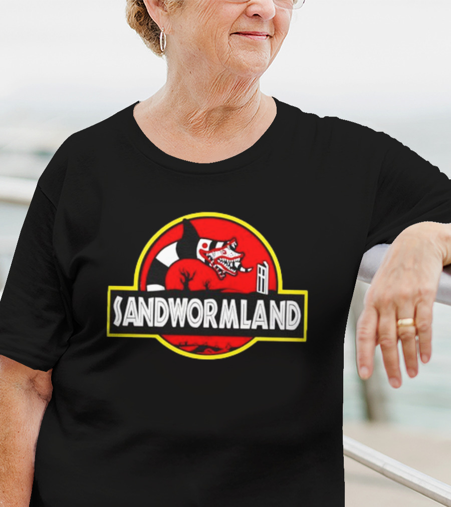 Sandwormland Snake Retro Jurassic T-Shirt