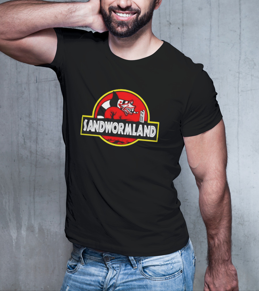 Sandwormland Snake Retro Jurassic T-Shirt