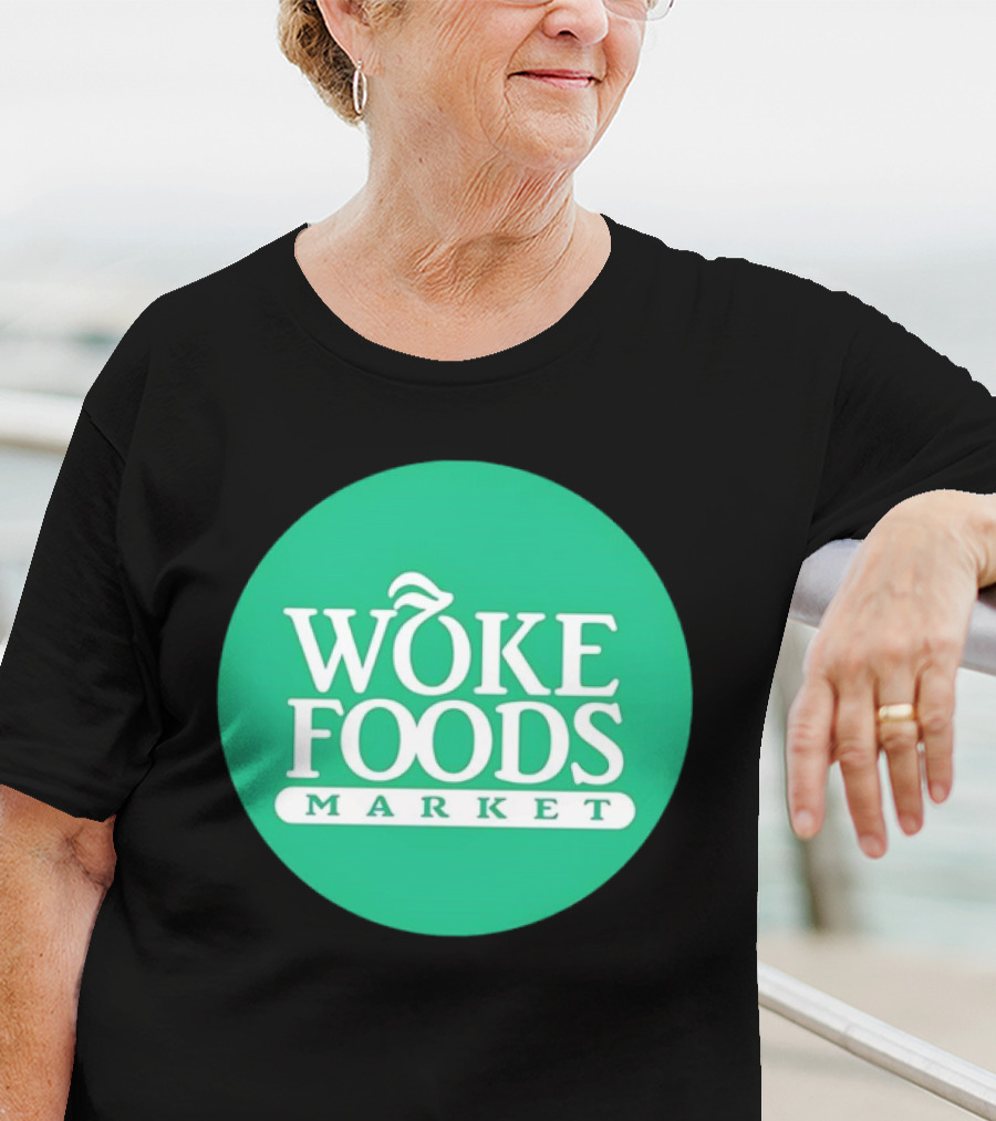 Woke Foods Market Green Circle T-Shirt