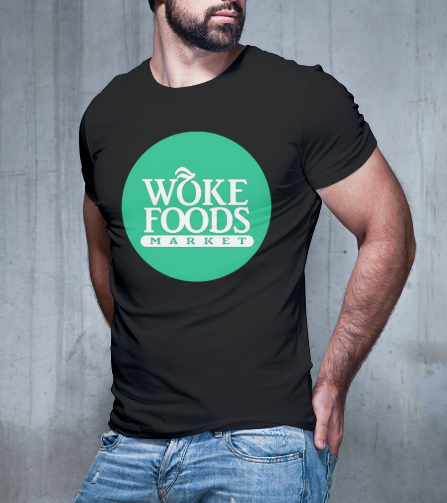 Woke Foods Market Green Circle T-Shirt