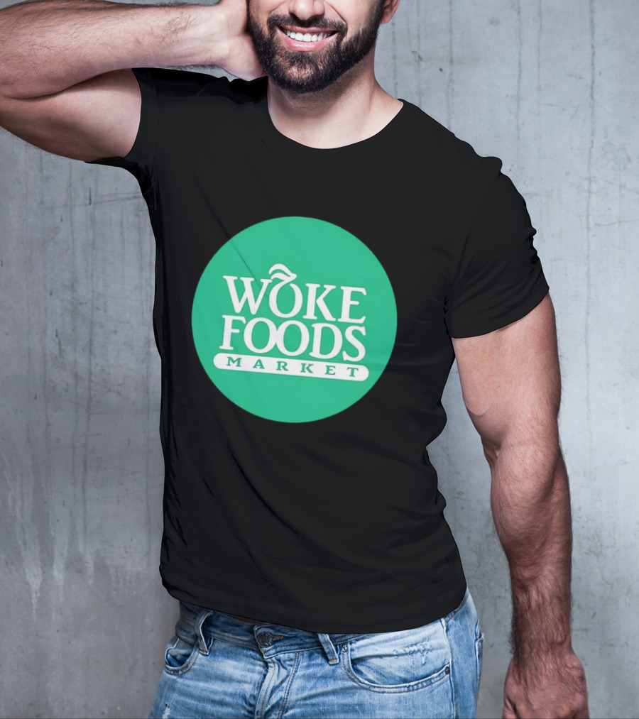 Woke Foods Market Green Circle T-Shirt